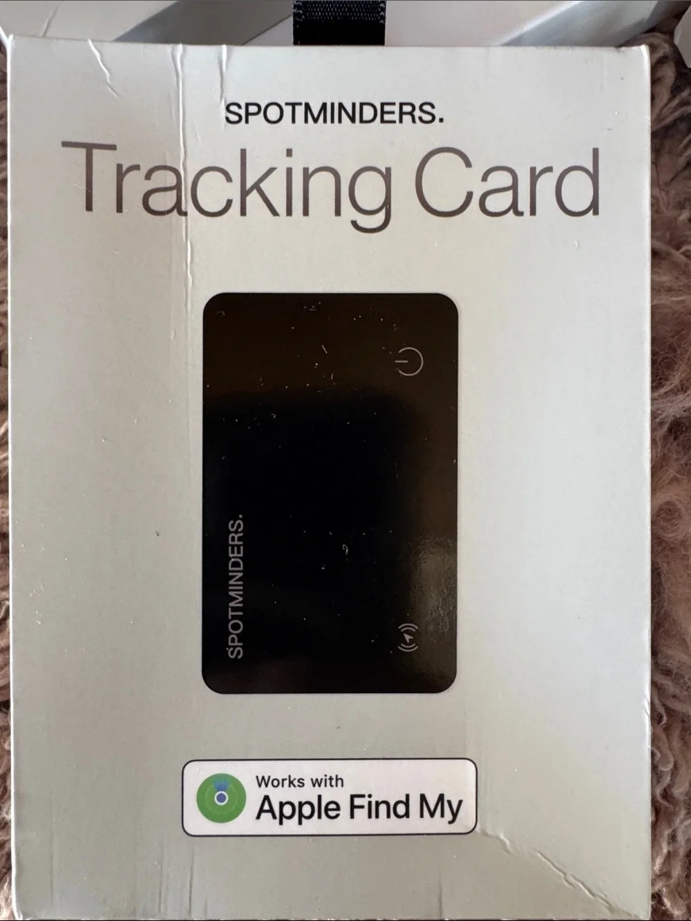 Spotminders Black Wireless Tracker Cards with Wireless Charger Included